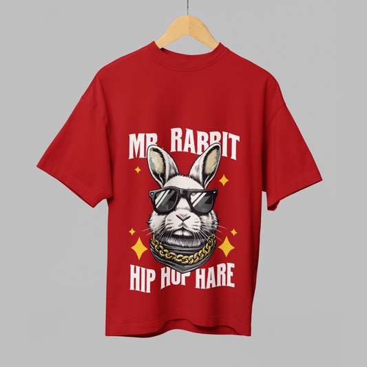 Mr. Rabbit Hip Hop Hare Oversized T-Shirt