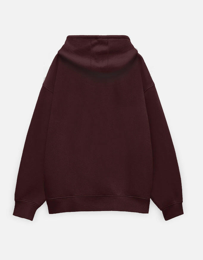 Unisex oversized hoodie, 400 GSM heavyweight cotton fleece | Noir & Lin, colour option 3