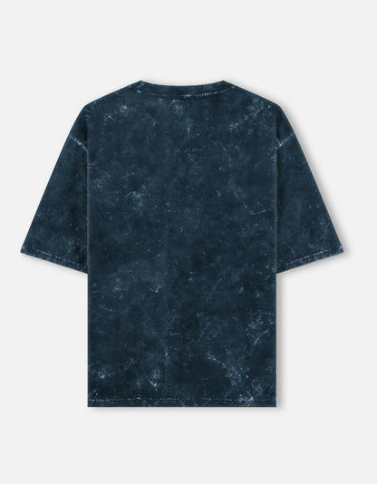 Vintage "Since 1981"-Acid-Wash Oversized Tee – Noir & Lin India