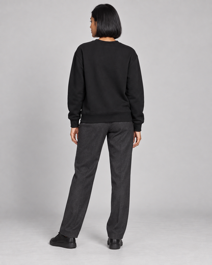 Noir & Lin Still Form Sweatshirt in Black - lifestyle mockup