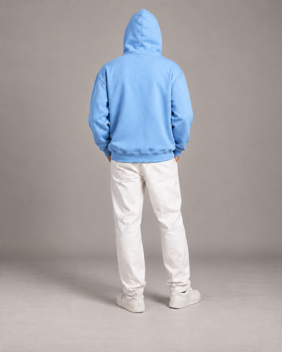Noir & Lin N&L Made For More Hoodie in Baby Blue - lifestyle mockup