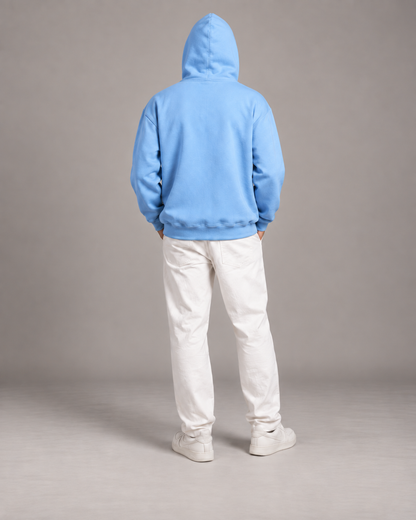 Noir & Lin N&L Made For More Hoodie in Baby Blue - lifestyle mockup