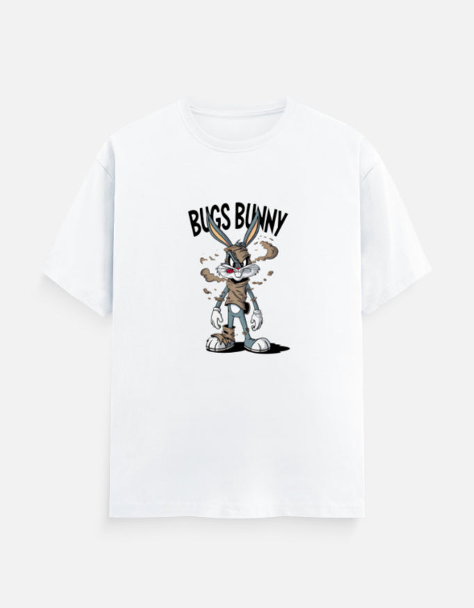Bugs Bunny T-Shirt – Noir & Lin India White