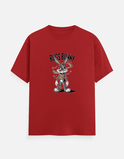 Bugs Bunny T-Shirt – Noir & Lin India Red