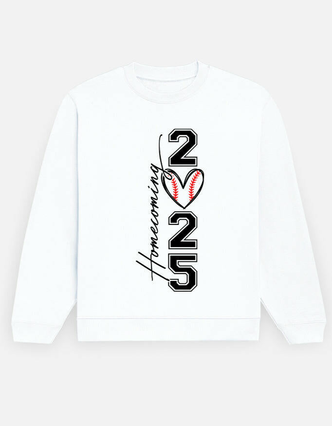 Homecoming 2025 Sweatshirt – Noir & Lin India White