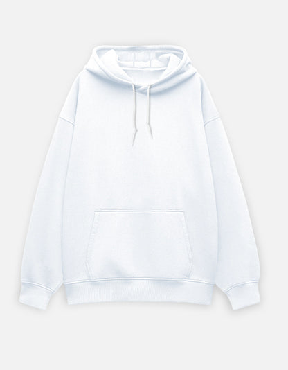 Unisex Oversized Hoodie – Noir & Lin India White