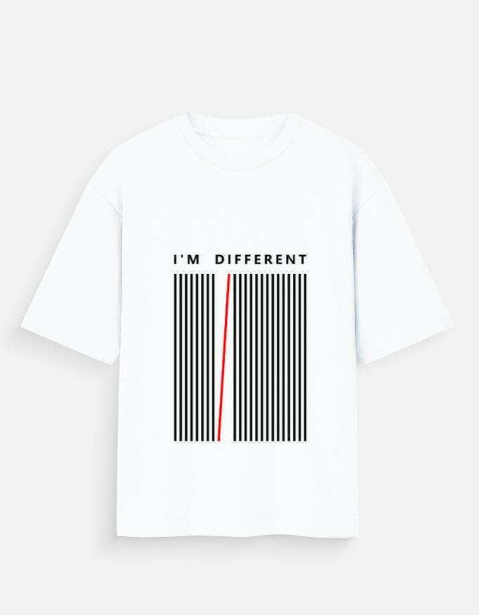 “I’M DIFFERENT” Oversized Tee.