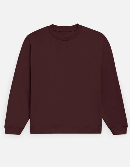Solid Sweatshirt – Noir & Lin India Maroon