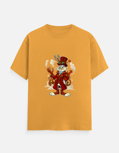 Steampunk Bugs Bunny T-Shirt – Noir & Lin India Golden Yellow