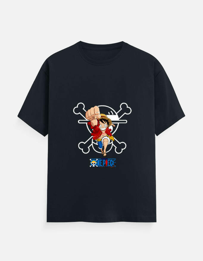 one piece T-Shirt – Noir & Lin India Navy Blue