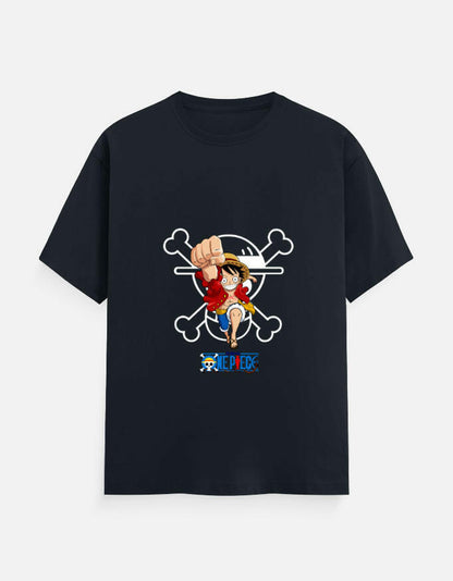 one piece T-Shirt – Noir & Lin India Navy Blue