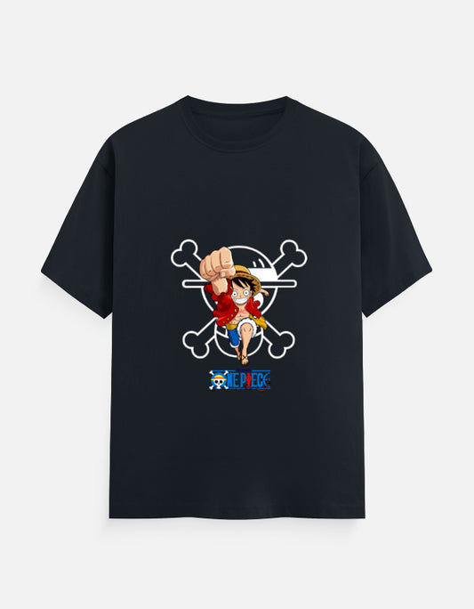 one piece T-Shirt – Noir & Lin India Navy Blue