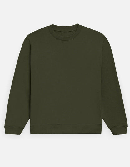 Solid Sweatshirt – Noir & Lin India Olive Green
