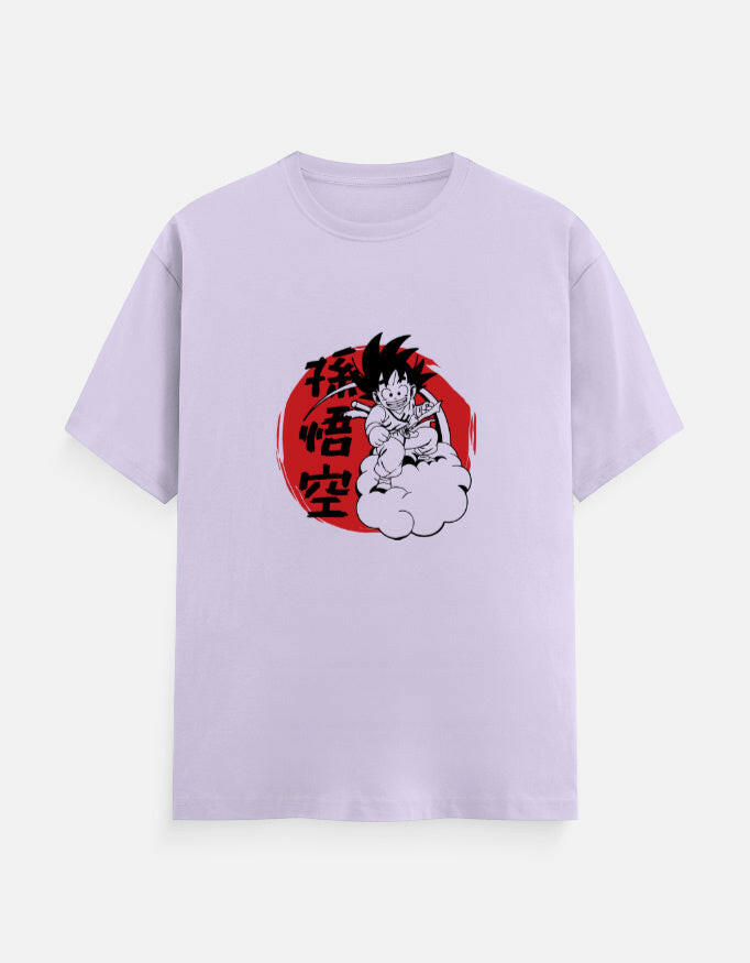 Goku Anime Graphic Crew T-Shirt – Noir & Lin India Lavender