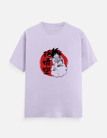 Goku Anime Graphic Crew T-Shirt – Noir & Lin India Lavender