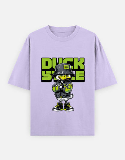 Duck Style Oversized Heavyweight T-Shirt – Noir & Lin India Lavender