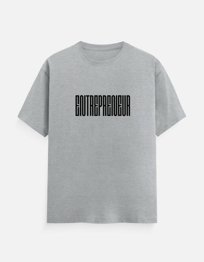 Entrepreneur Unisex T-Shirt – Noir & Lin India Grey Melange