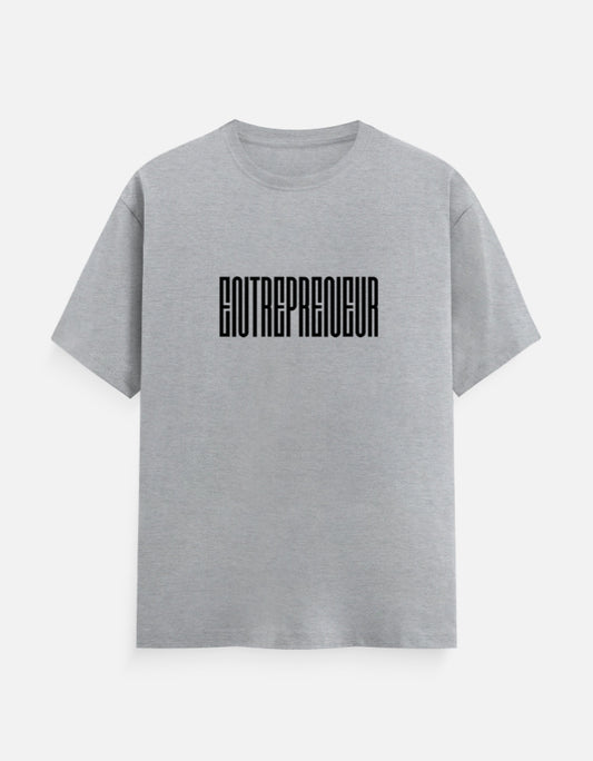 Entrepreneur Unisex T-Shirt – Noir & Lin India Grey Melange