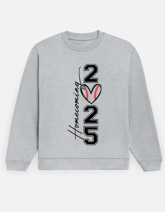 Homecoming 2025 Sweatshirt – Noir & Lin India Grey Melange