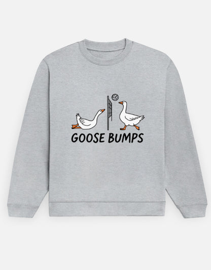 Goose Bumps – Sweatshirt – Noir & Lin India Grey Melange