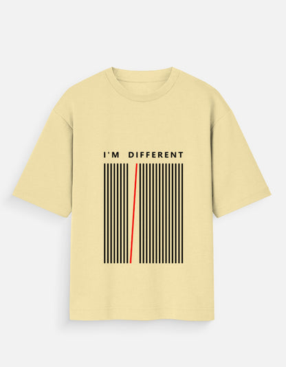 “I’M DIFFERENT” Oversized Tee.