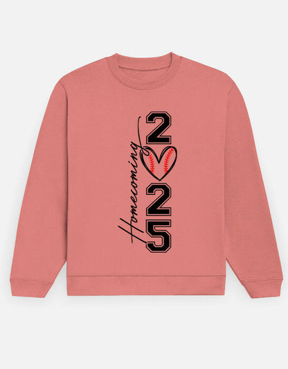 Homecoming 2025 Sweatshirt – Noir & Lin India Coral