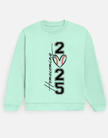 Homecoming 2025 Sweatshirt – Noir & Lin India Mint