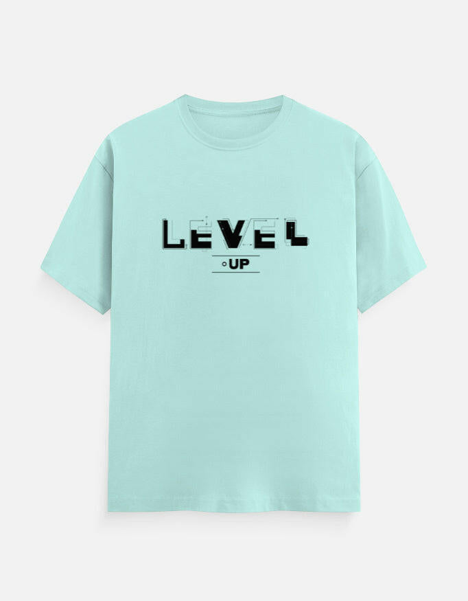Level-Up T-Shirt – Noir & Lin India Mint