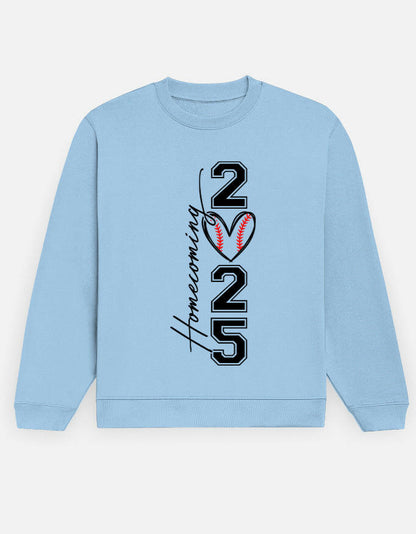 Homecoming 2025 Sweatshirt – Noir & Lin India Baby Blue