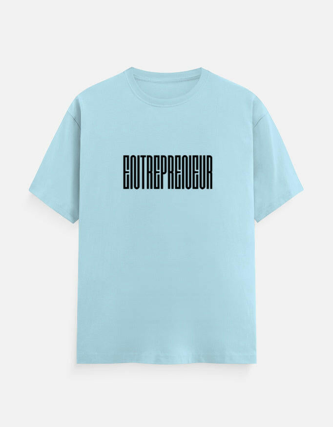 Entrepreneur Unisex T-Shirt – Noir & Lin India Baby Blue