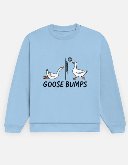 Goose Bumps – Sweatshirt – Noir & Lin India Baby Blue