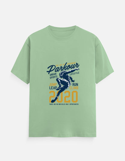 Parkour 2020 Graphic T-Shirt – Noir & Lin India Jade
