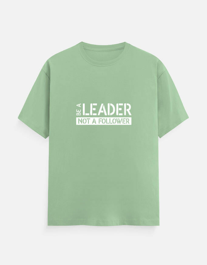 BE A LEADER Unisex T-Shirt – Noir & Lin India Jade