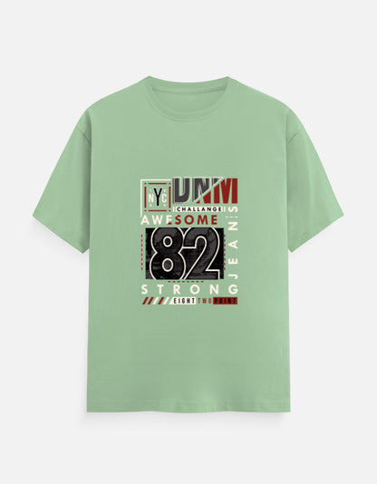 NYC 82 Strong Graphic T‑Shirt – Noir & Lin India Jade