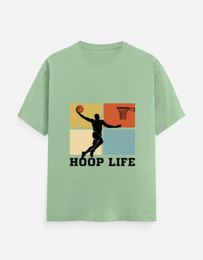 Hoop Life T-Shirt – Noir & Lin India Jade