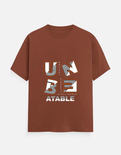 Unbeatable Graphic T‑Shirt – Noir & Lin India Copper