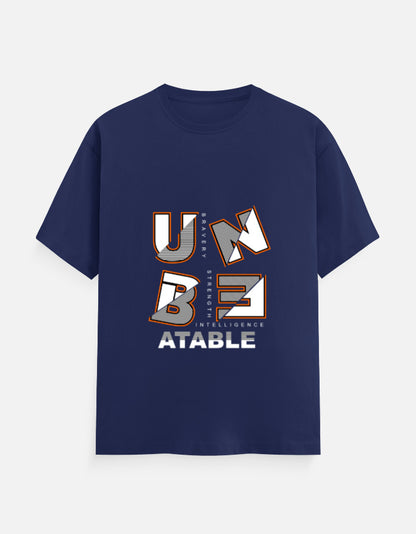 Unbeatable Graphic T‑Shirt – Noir & Lin India Royal Blue