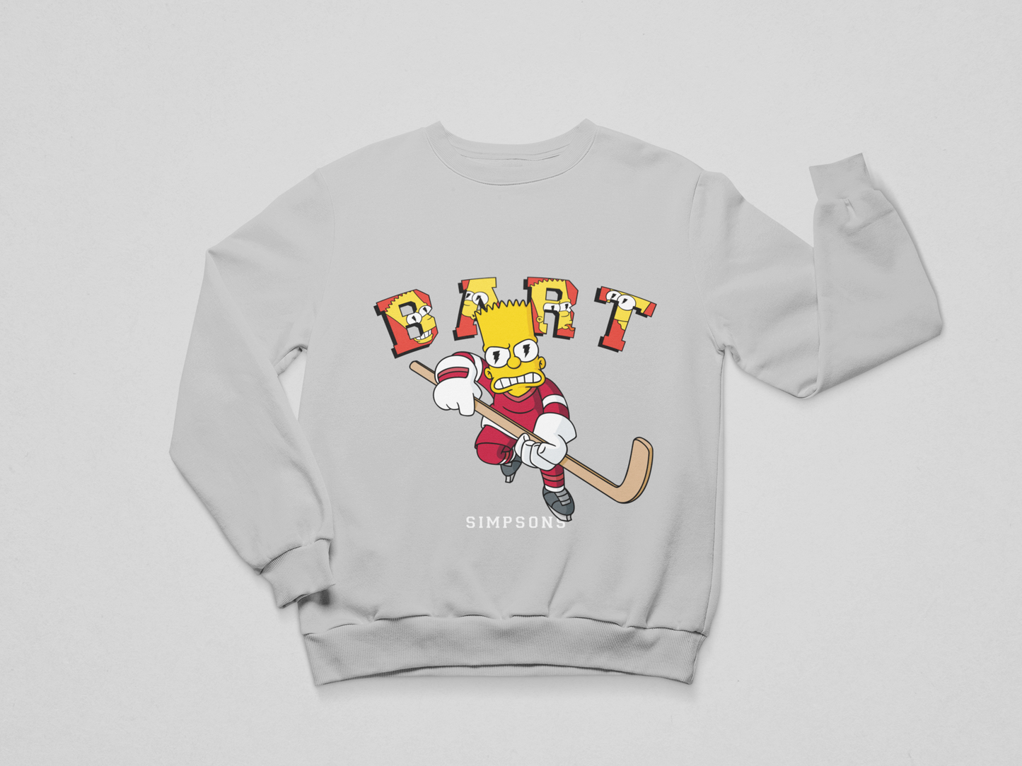 Bart Hockey – Simpsons Graphic Sweatshirt