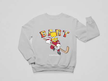 Bart Hockey – Simpsons Graphic Sweatshirt