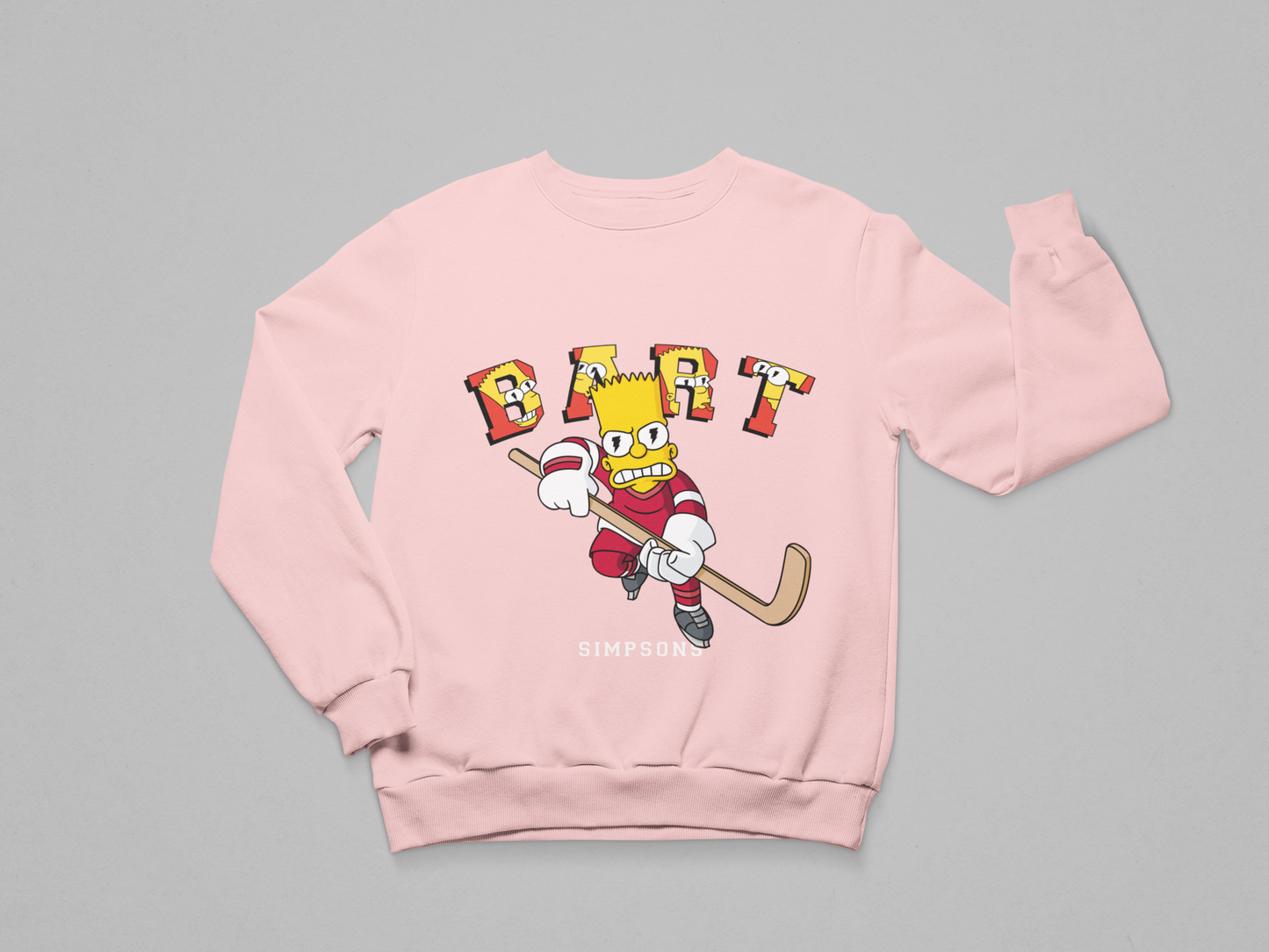 Bart Hockey – Simpsons Graphic Sweatshirt