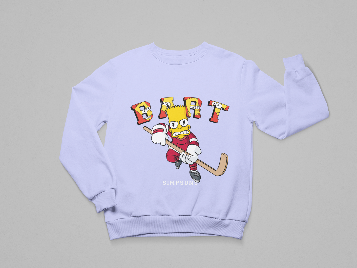 Bart Hockey – Simpsons Graphic Sweatshirt
