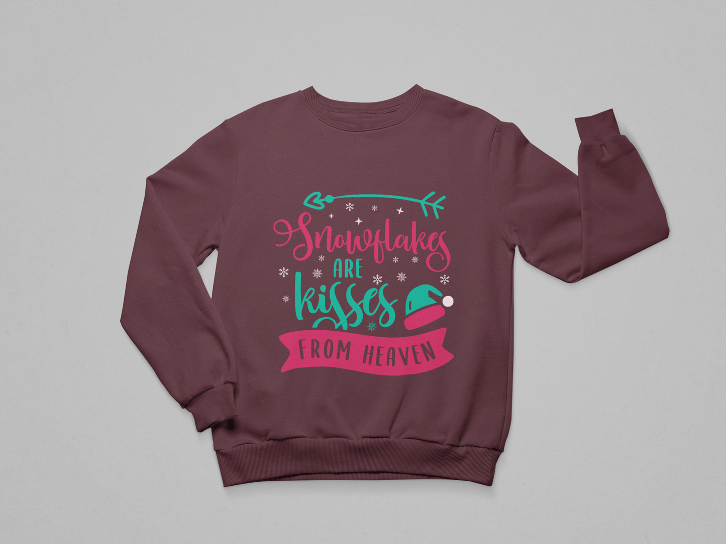 Snowflakes Are Kisses from Heaven Sweatshirt