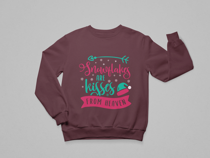 Snowflakes Are Kisses from Heaven Sweatshirt