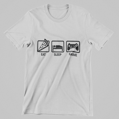 Eat Sleep Game Repeat Tee