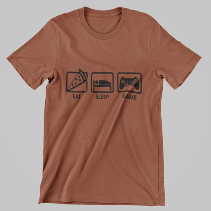 Eat Sleep Game Repeat Tee