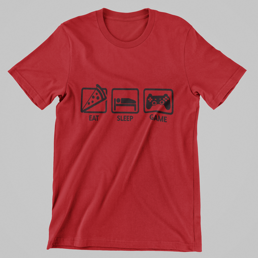Eat Sleep Game Repeat Tee