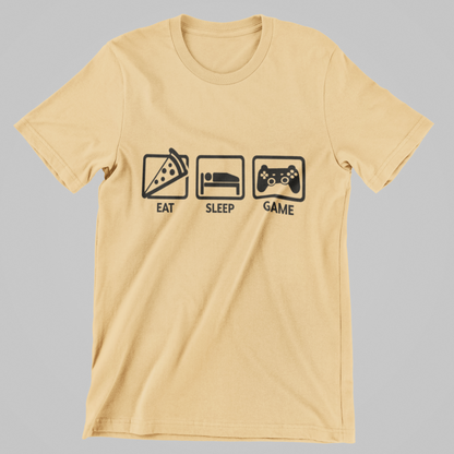 Eat Sleep Game Repeat Tee