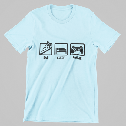 Eat Sleep Game Repeat Tee