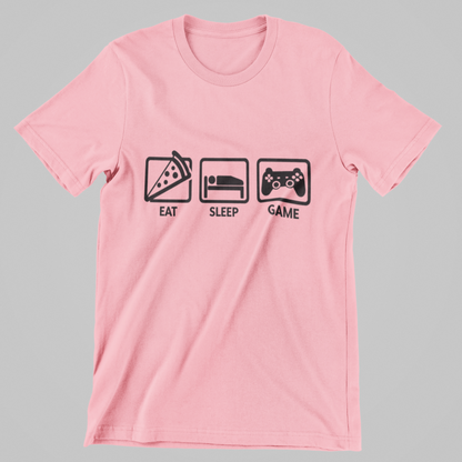 Eat Sleep Game Repeat Tee