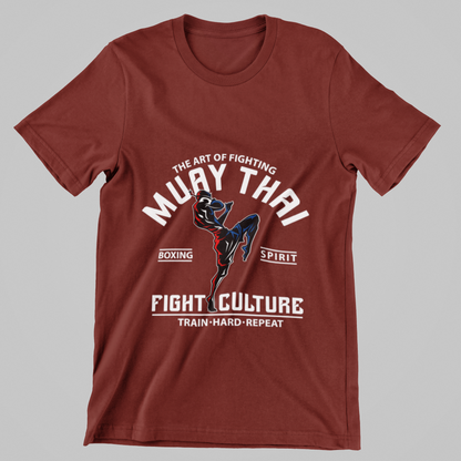 Muay Thai Fight Culture Graphic T-Shirt